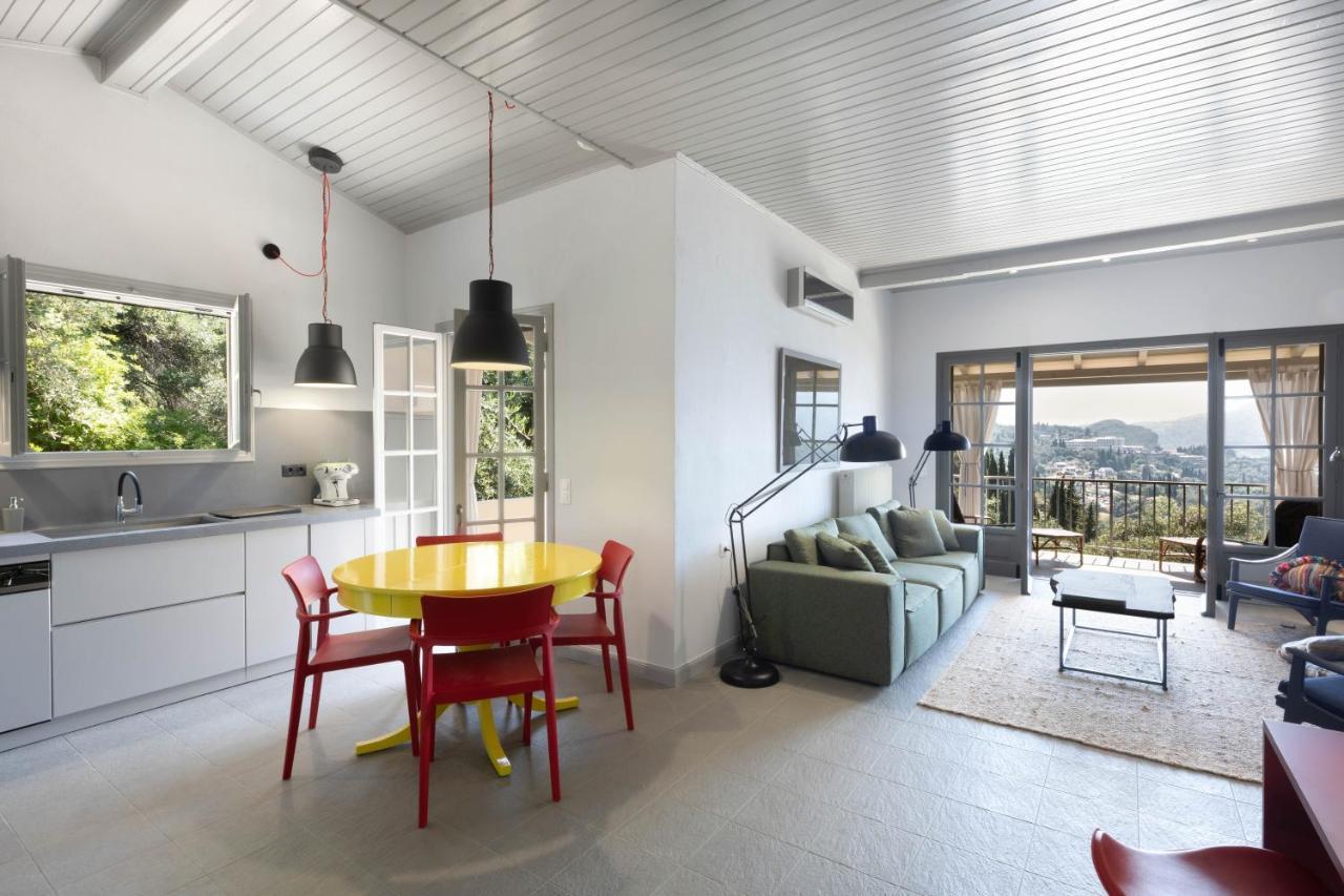 Paleokastritsa Red Gate Flat Apartment Bagian luar foto