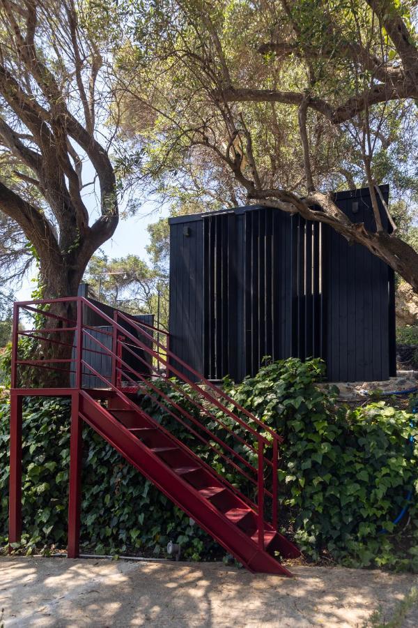 Paleokastritsa Red Gate Flat Apartment Bagian luar foto