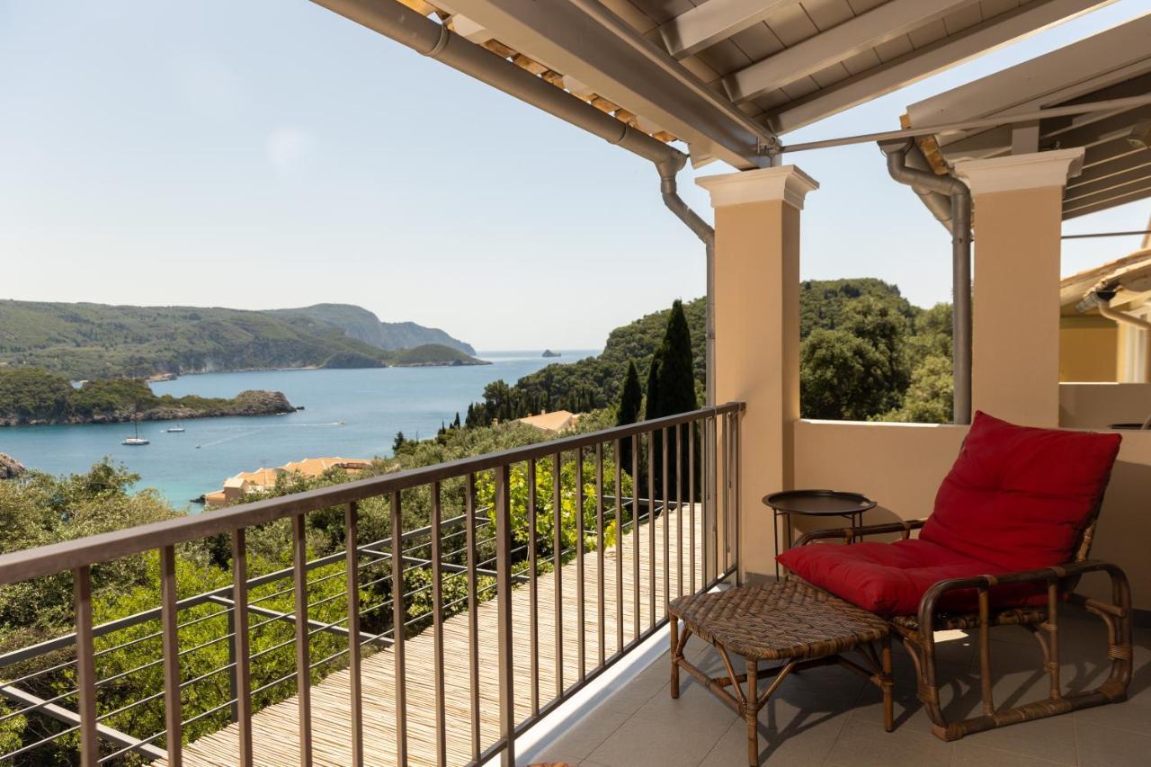 Paleokastritsa Red Gate Flat Apartment Bagian luar foto